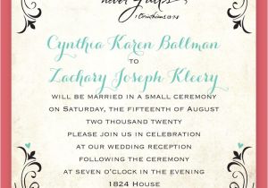 Invite for Wedding Reception Wording How to Word Your Reception Only Invitations Ann 39 S Bridal