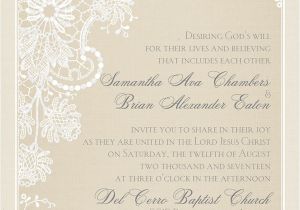 Invite for Wedding Wordings Spiritual Wedding Invitation Wording Invitations by Dawn