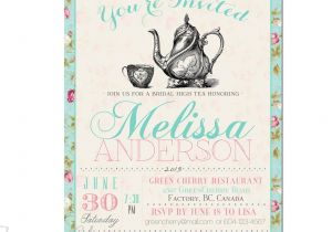 Invite to A Party Wording Bridal Shower Tea Party Invitation Wording Cimvitation