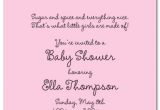 Invite to Baby Shower Wording Baby Shower Invitation Wording for A Girl Cimvitation