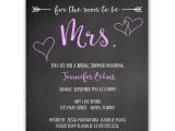 Invited to Bridal Shower but Not Wedding soon to Be Mrs Purple Bridal Shower Invitation – the