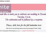 Inviting for Wedding Through Email Email Wedding Invitations Email Wedding Invitations by