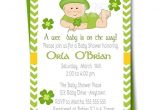 Irish Baby Shower Invitations Irish Baby Shower Invitation St Patricks Day Babyshower