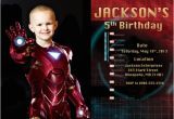 Iron Man Birthday Invitation Template Iron Man Birthday Party Invitation Digital Printable File