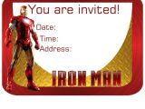 Iron Man Birthday Invitation Template Iron Man Invitation Free Pdf Download Keagan Bday