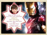 Iron Man Birthday Invitation Template Items Similar to Iron Man Printable Birthday Invitation