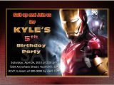Iron Man Birthday Party Invitations Iron Man Invitations Australia Free Invitations Ideas