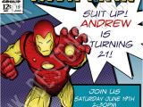 Iron Man Party Invites Invitations Iron Man Birthday 3 Party Favors Avengers