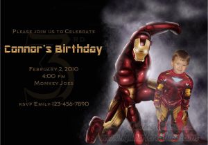 Iron Man Party Invites Iron Man Birthday Invitations Best Party Ideas