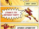 Iron Man Party Invites Iron Man Invitations