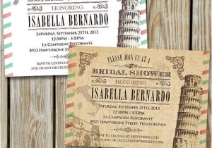Italian themed Bridal Shower Invitations 189 Best Images About Pizza & Italian Party Idea S On