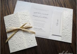Ivory Pocketfold Wedding Invitations Diy Mulberry Pocketfold Wedding Invitation Kit with Ivory