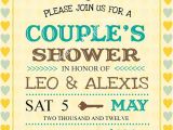 Jack and Jill Baby Shower Invitation Wording Bridal Shower Invitations Couples Bridal Shower