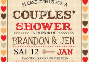 Jack and Jill Bridal Shower Invitations Bridal Shower Invitations Couples Wedding Shower