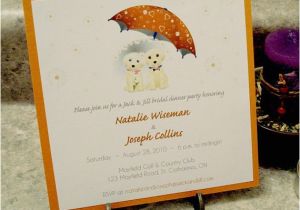 Jack and Jill Bridal Shower Invitations Items Similar to Jack and Jill Puppy Dog Wedding Shower