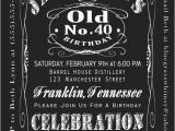 Jack Daniels 40th Birthday Invitations 40th Birthday Jack Daniels Whiskey Label Invitation 5×7 by