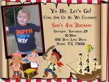 Jake and the Neverland Pirates Party Invitations Jake and the Neverland Pirates Birthday Invitations Free