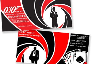 James Bond Party Invitation Wording James Bond Party Invite Party Invitations Ideas