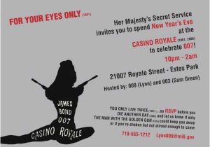 James Bond Party Invitation Wording Marvelous James Bond Party theme Ideas Concerning