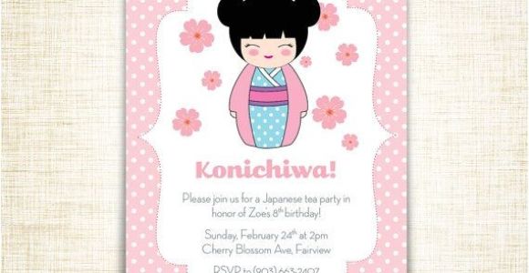 Japanese Birthday Party Invitations Best 25 Japanese theme Parties Ideas On Pinterest