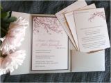 Japanese Cherry Blossom Wedding Invitations Copper Ink Wedding Designs Blog Wedding Design and