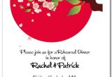 Japanese Dinner Party Invitations asian Invitations Cherry Blossoms On Red Circle Invitations