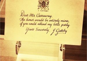 Jay Gatsby Party Invitation Gatsby First Night and the Great Gatsby On Pinterest