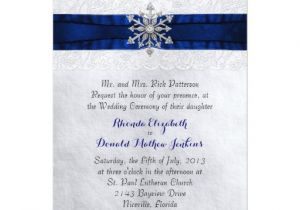 Jeweled Wedding Invitations Elegant Jeweled Snowflake Wedding Invitation Zazzle