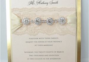 Jeweled Wedding Invitations these Jeweled Wedding Invitations Make A Statement