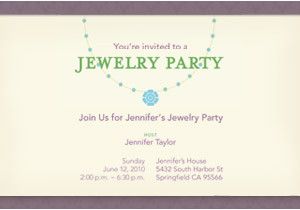 Jewellery Party Invitation Template Invitations Free Ecards and Party Planning Ideas From Evite