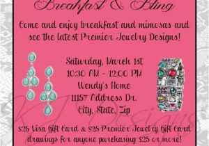 Jewellery Party Invitation Template Jewelry Party themes Jewelry Ufafokus Com