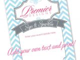 Jewelry Party Invitation Template Editable Premier Designs Jewelry Party Invitation Download