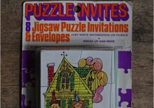 Jigsaw Puzzle Party Invitations Puzzle Party Invitations H is for Home