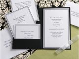 Joann Fabrics Wedding Invitation Kits Wilton Elegance Invitation Kit Black White at Joann Com