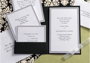 Joann Fabrics Wedding Invitation Kits Wilton Elegance Invitation Kit Black White at Joann Com