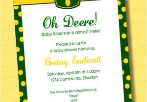 John Deere Baby Shower Invites John Deere Baby Shower Invitations