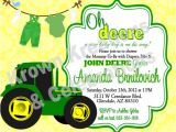 John Deere Baby Shower Invites John Deere Baby Shower Invitations Template
