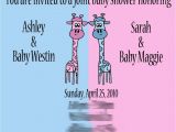 Joint Baby Shower Invitation Wording Joint Frozen Invitations