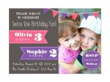 Joint Birthday Invitation Template 20 Joint Birthday Party Invitation Wording 6 In 2019