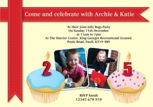 Joint Birthday Invitation Template Joint Birthday Party Invitations Free Printable Birthday