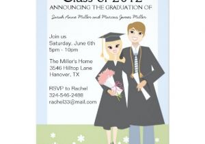 Joint Graduation Party Invitation Wording Brother and Sister Graduation Party Invitations