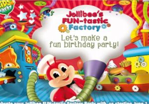 Jollibee Party Invitation Template Jollibee Kids Party Package Youtube