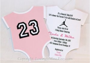 Jordan Baby Shower Invitations Items Similar to Jordan Jumpman Inspired Baby Shower