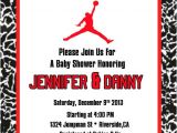 Jordan Baby Shower Invitations Items Similar to Jordan Red Babyshower On Etsy