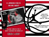 Jordan Baby Shower Invitations Michael Jordan Basketball Baby Shower Invitation Not A
