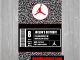 Jordan Box Baby Shower Invitations Michael Jordan Shoe Box Inspired Birthday by Desidesigns7