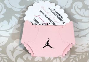 Jordan themed Baby Shower Invitations Items Similar to Jordan Jumpman Inspired Baby Shower