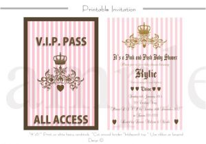 Juicy Couture Baby Shower Invitations Items Similar to Juicy Couture Inspired Baby Shower Bridal