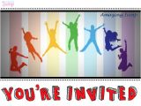 Jump Party Invitation Template We Have Free Amazing Jump Invitation Printables On Our
