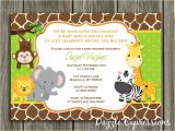 Jungle theme Baby Shower Invitation Templates Printable Jungle Baby Shower Invitation